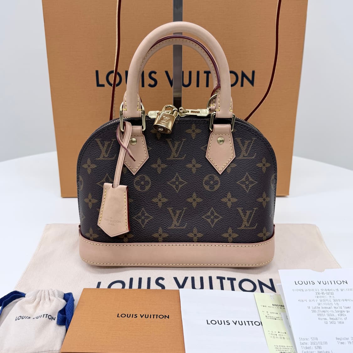 [S+급/OS] 루이비통 알마 BB 모노그램 여성 핸드백 가방 상품이미지1