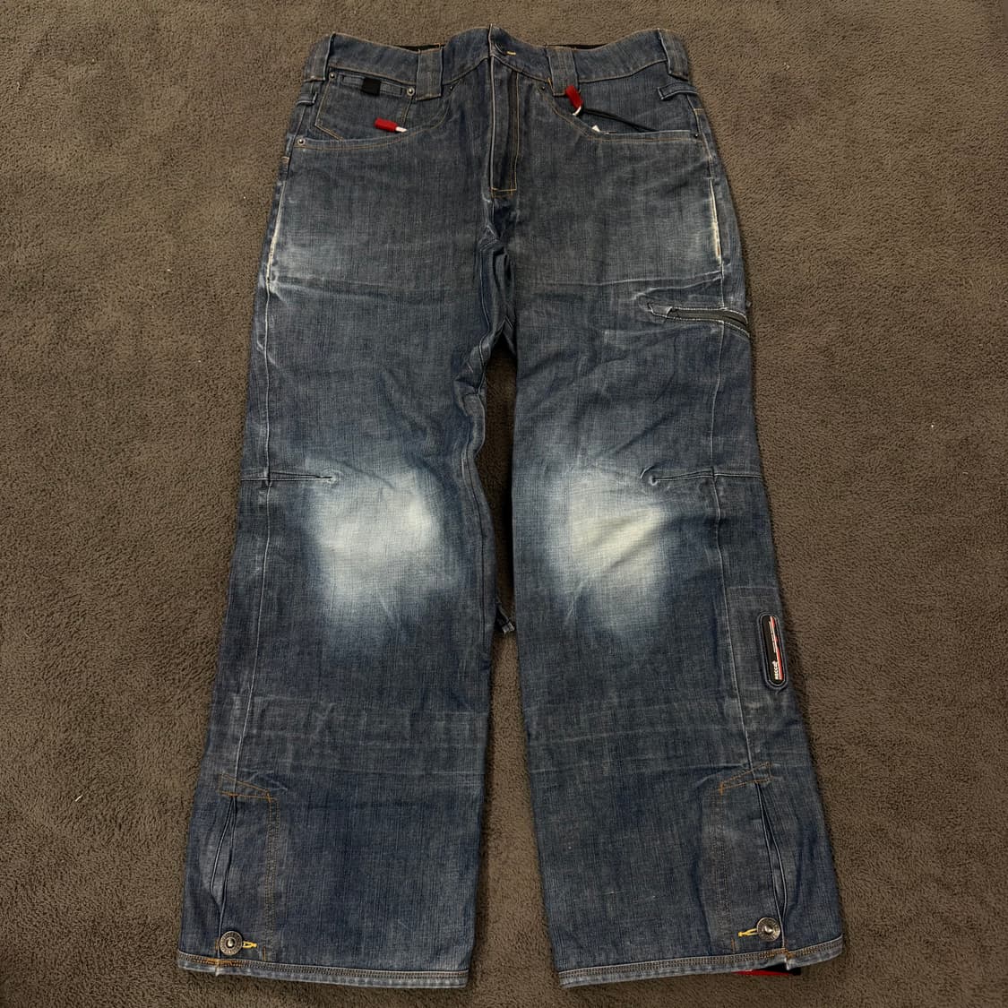 [정품/M] 리바이스 x 686 콜라보레이션 스노우보드 데님 팬츠 상품이미지2