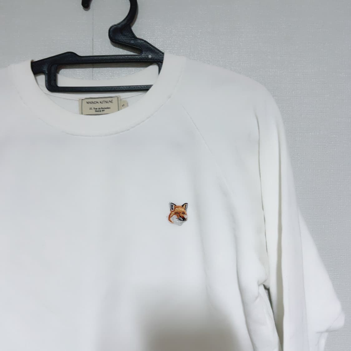 메종키츠네 화이트 봄 공용 맨투맨 상품이미지5