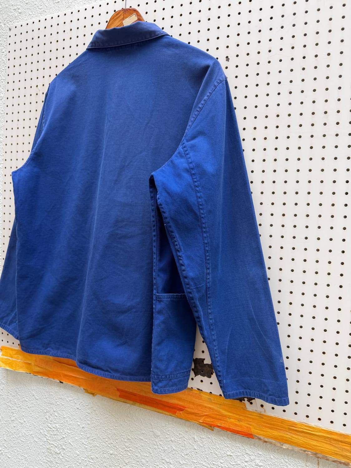 1980s FADED WASHED INK BLUE 빈티지 프렌치워크자켓 상품이미지10