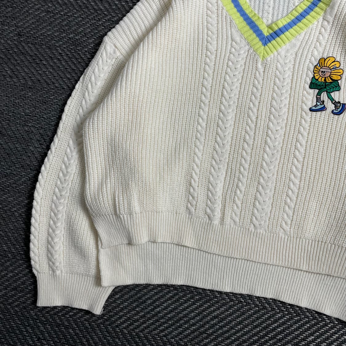 쥬시쥬디 케이블 아이보리 스웨터 니트o 4345 상품이미지3