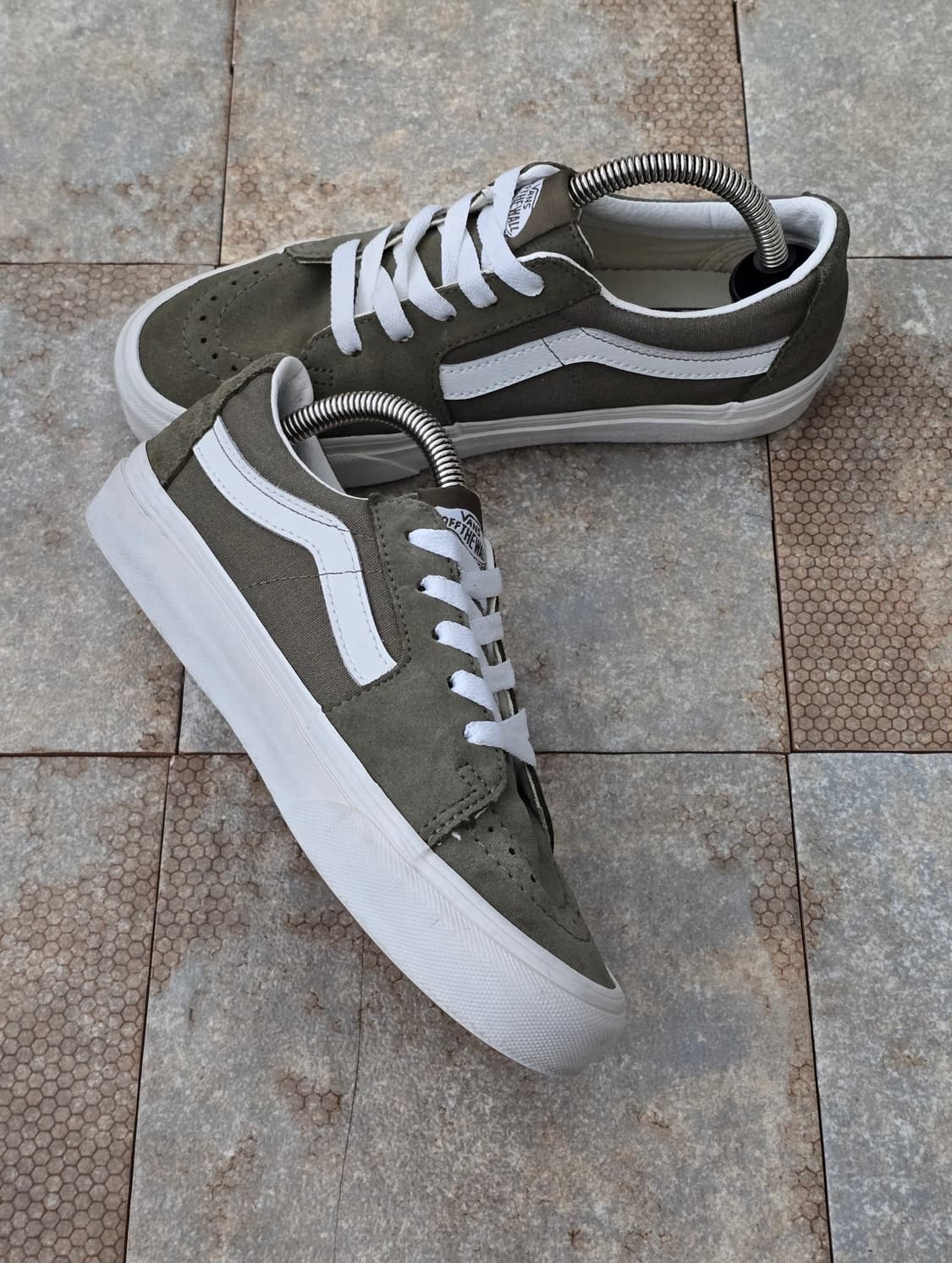 (230)반스 스케이트 로우 카키 상품이미지4