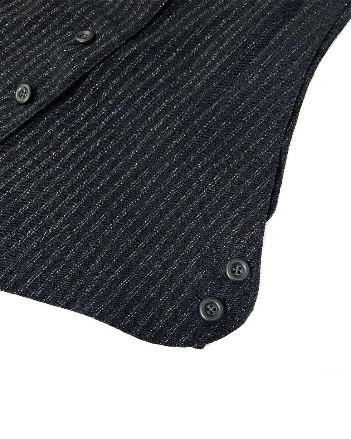 Vintage 스트라이프 베스트 상품이미지5