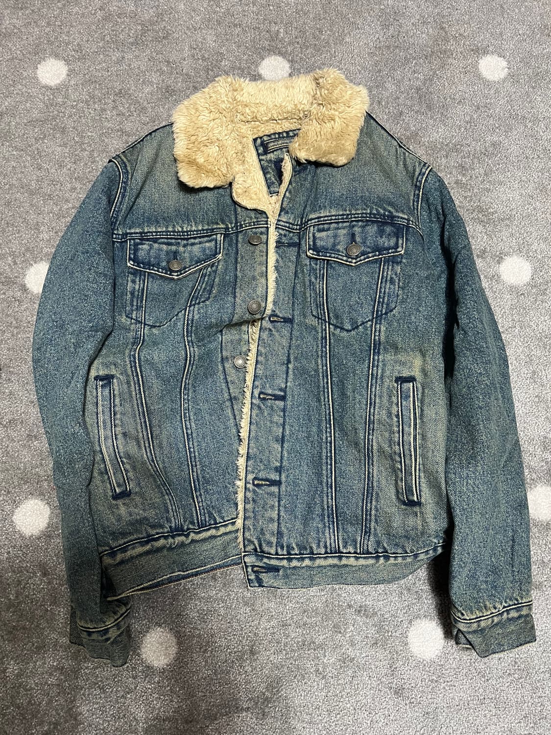 GAP 퍼 데님 자켓 상품이미지2