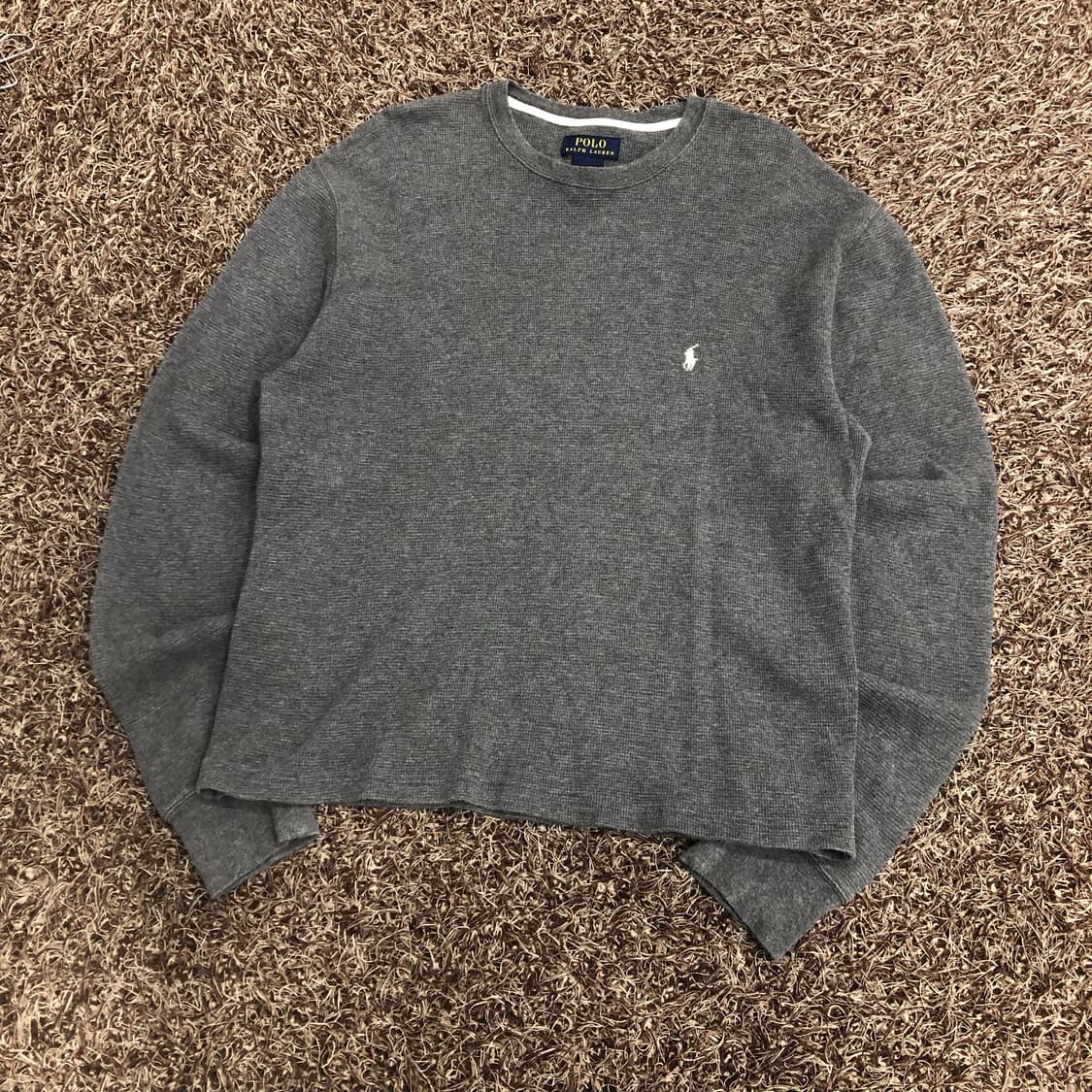 폴로 랄프로렌 와플 롱슬리브 긴팔 티셔츠 상품이미지2