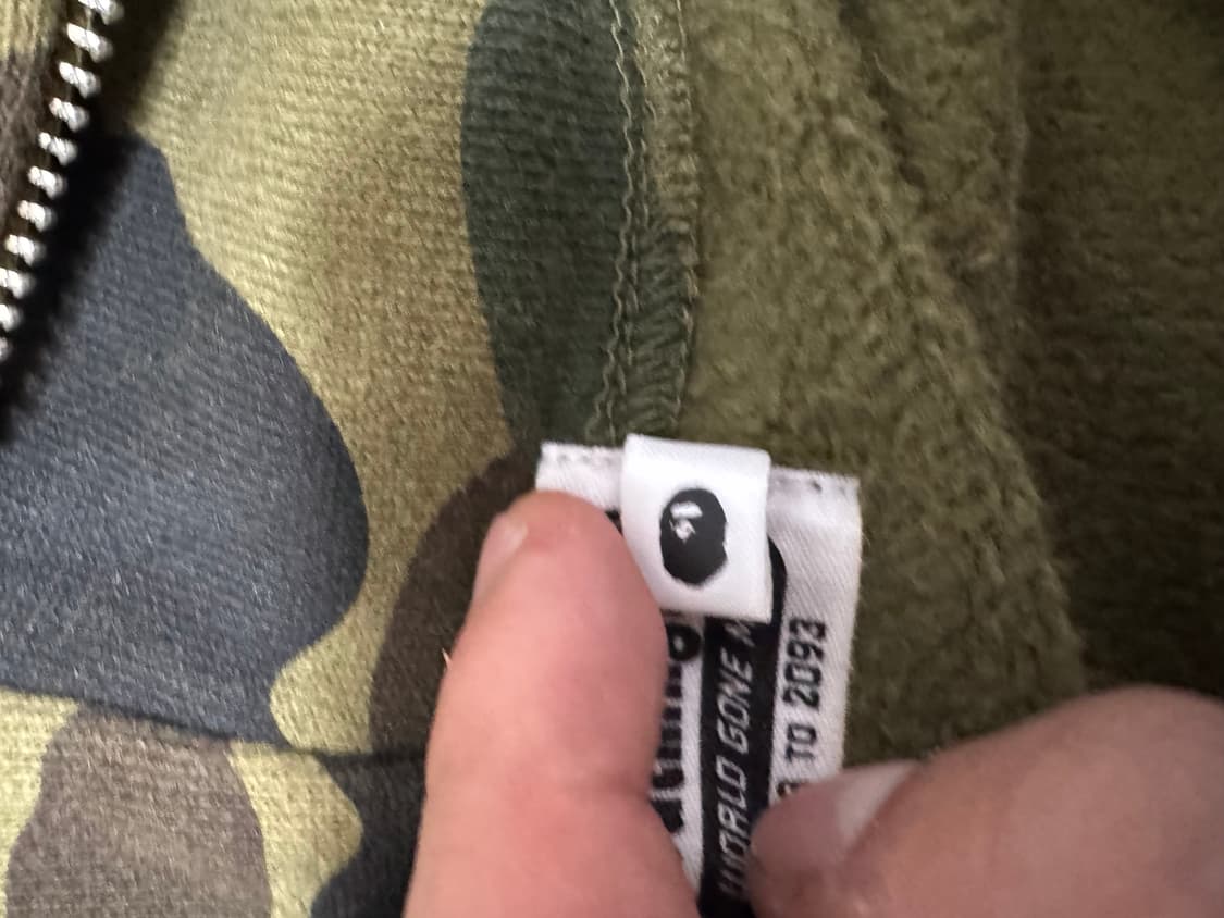 베이프 1st camo 녹계 XL 상품이미지5