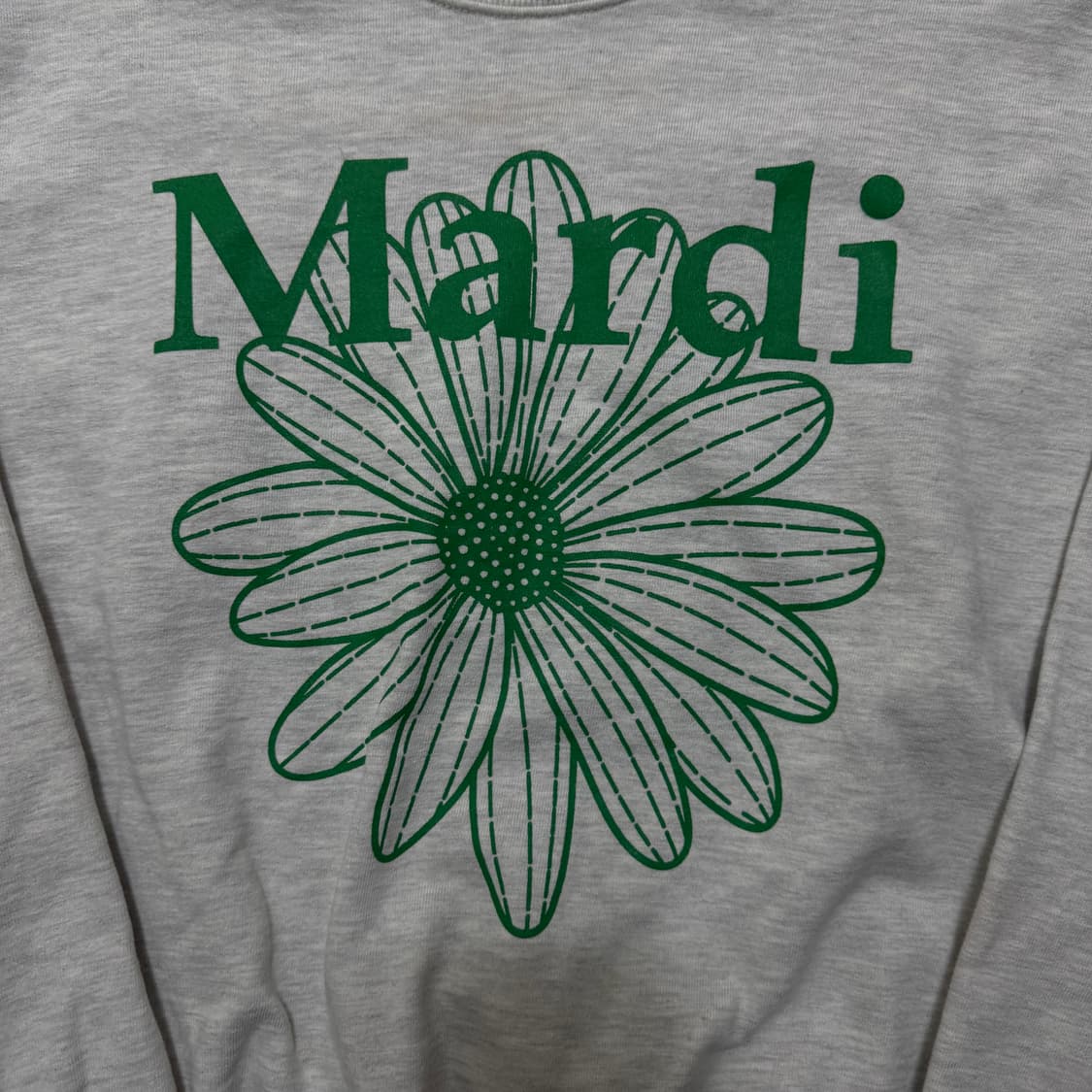 마르디메크르디 플라워 프린팅 맨투맨 상품이미지3