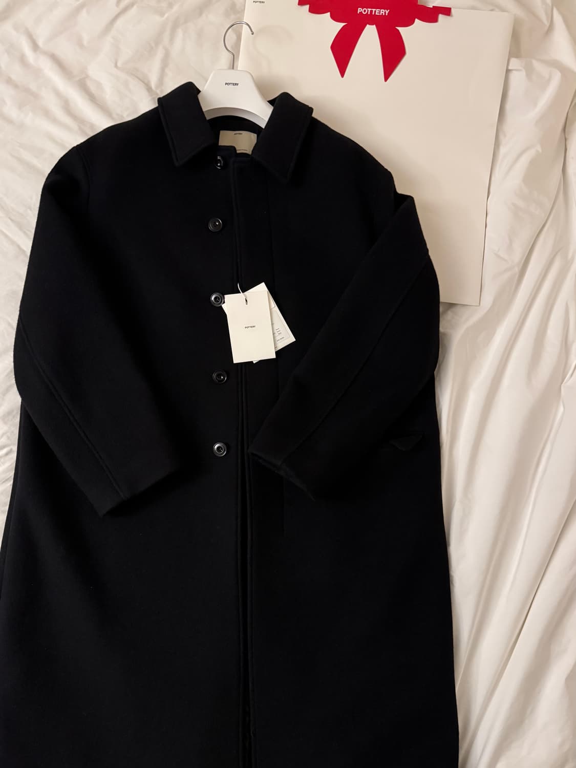 포터리 24fw 캐시미어 멜톤 울 맥코트 (2사이즈) 상품이미지3