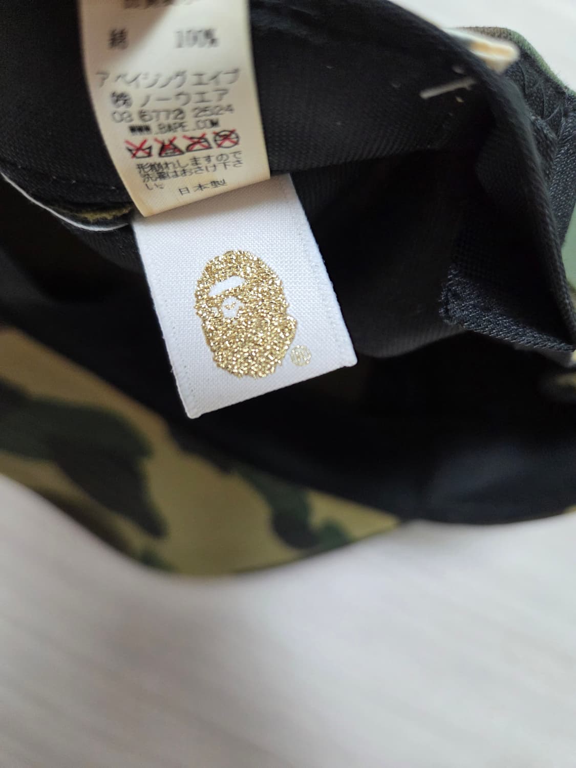 베이프 1st 황계카모 볼캡 상품이미지5