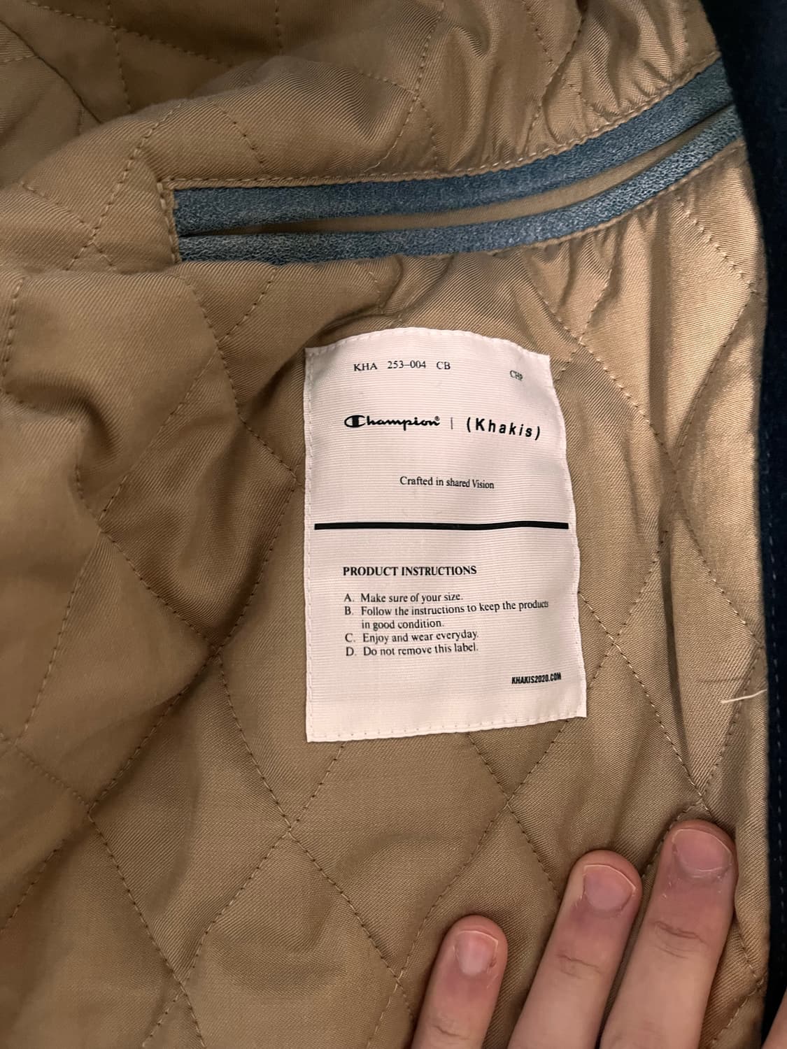 카키스 챔피온 바시티 자켓 상품이미지5