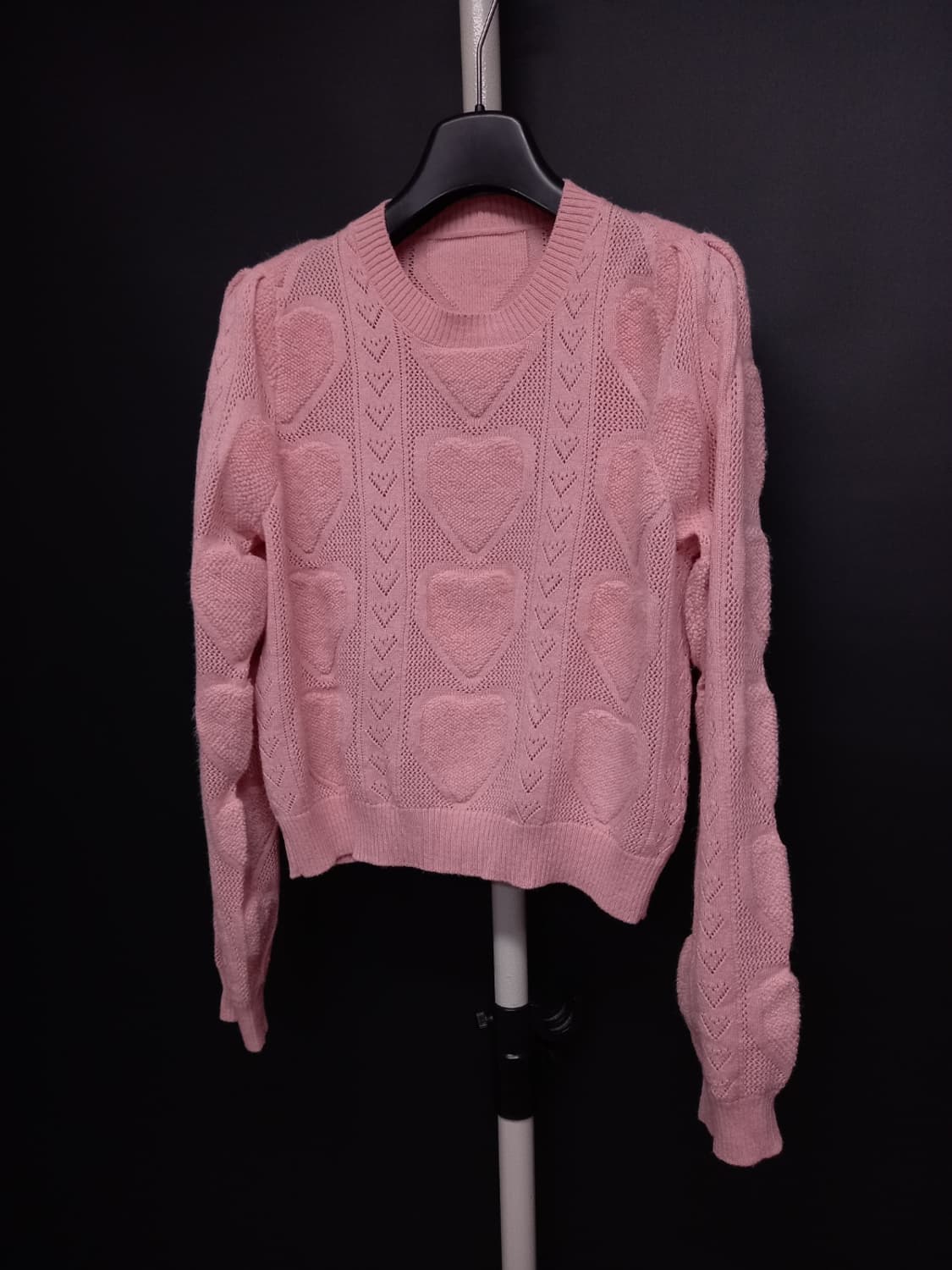 샤틴 SATIN 춘추 여름간절기 숏 니트 55 44 상품이미지3