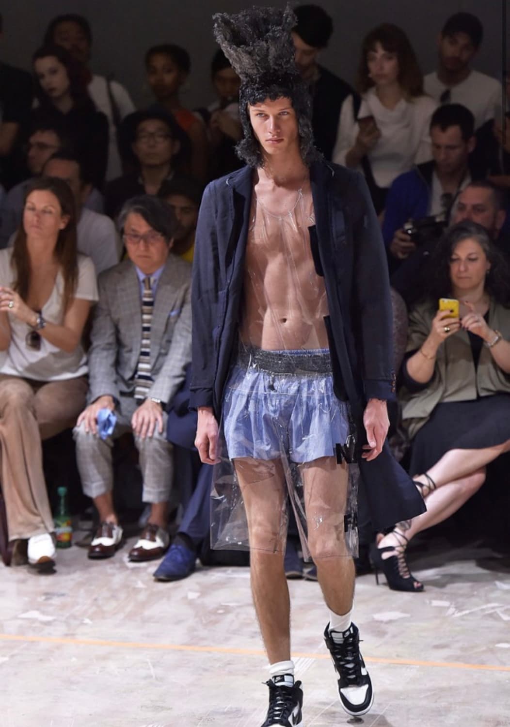 꼼데가르송 옴므플러스 17ss 축융 도킹 코트 M 상품이미지9