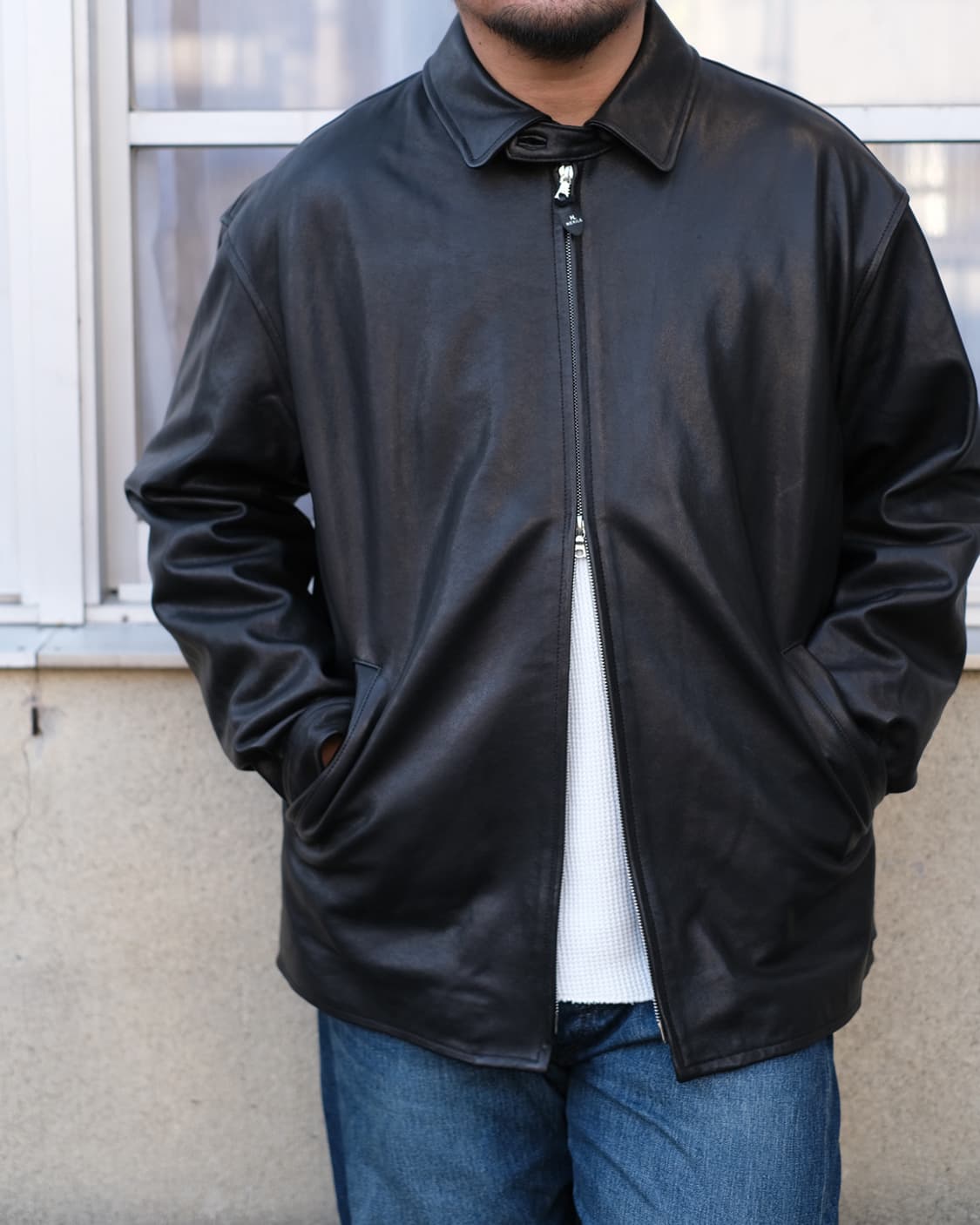 [2]헤릴 25aw 램 레더 자켓 herill 가죽 상품이미지3