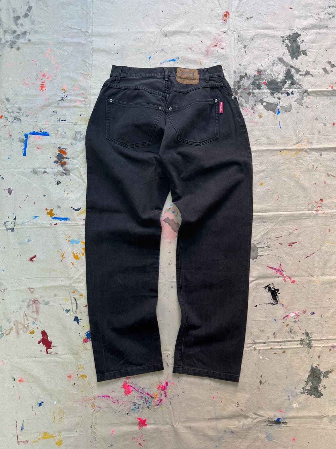 80s 스투시 빅올 데님 팬츠 상품이미지6