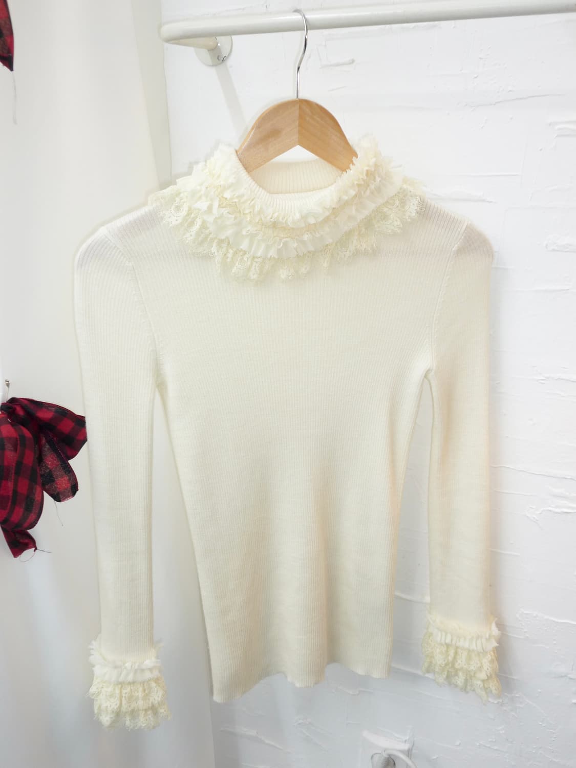 Victorian ruffle collar knit 상품이미지3
