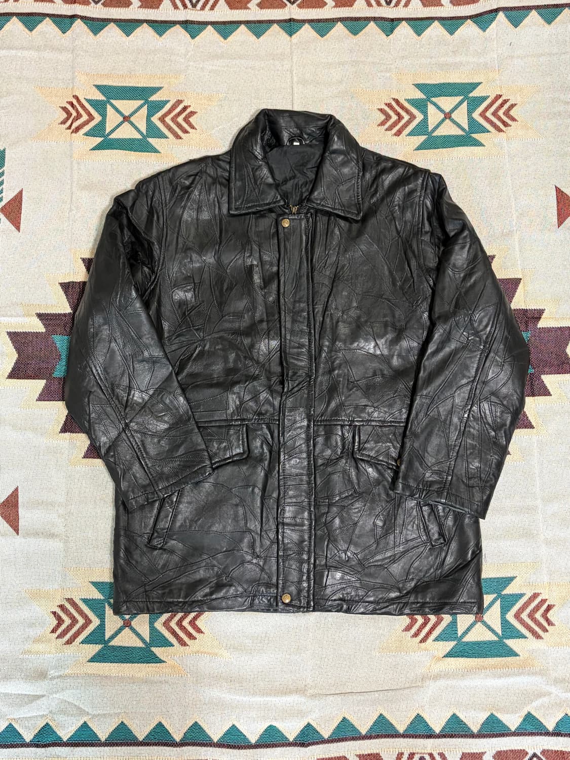 재패니즈 그런지 양가죽 카코트 / japanese western coat 상품이미지1