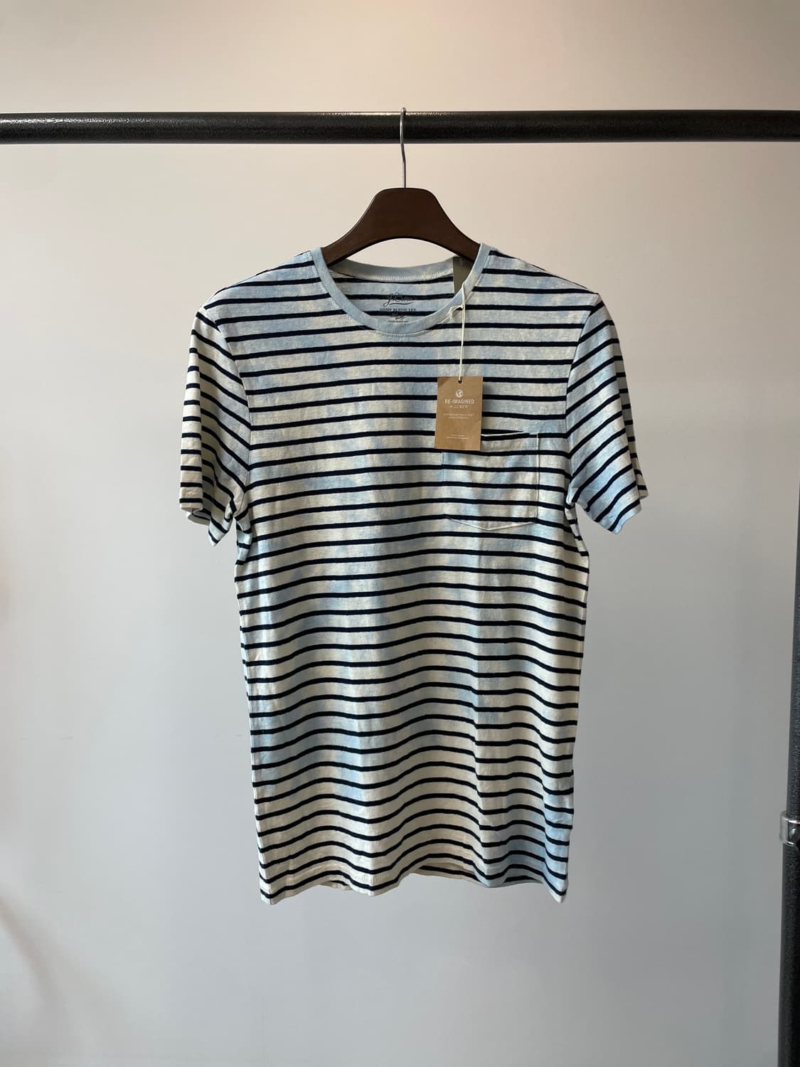 (S) jcrew 제이크루 포켓 스트라이프 반팔티 상품이미지1