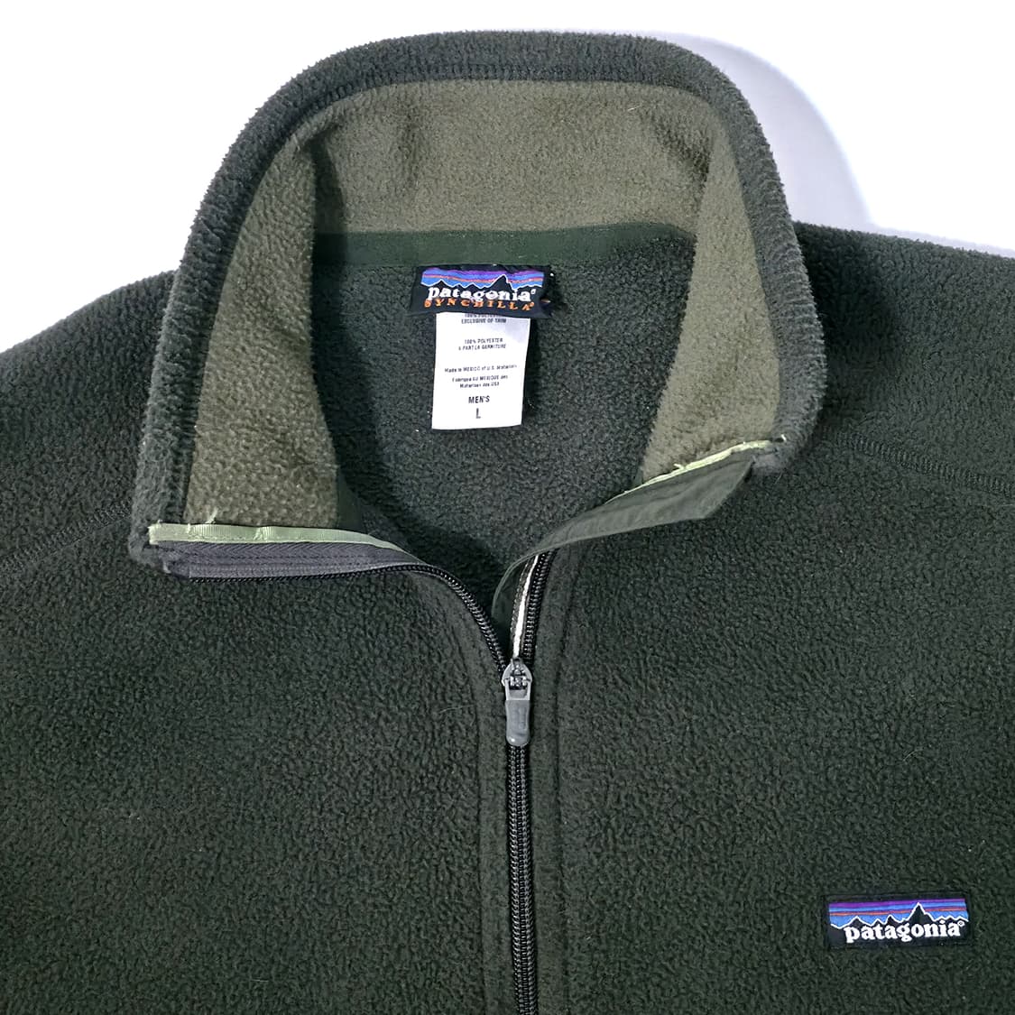 [L] 파타고니아 신칠라 마수피얼 플리스 풀오버 다크 그린 상품이미지4