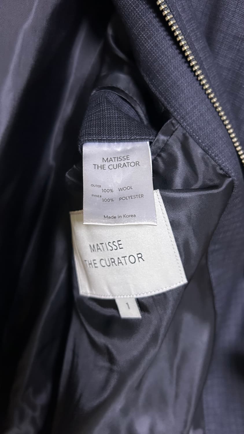 마티스더큐레이터 스탠다드 집 블루종 그리드체크 1 상품이미지6