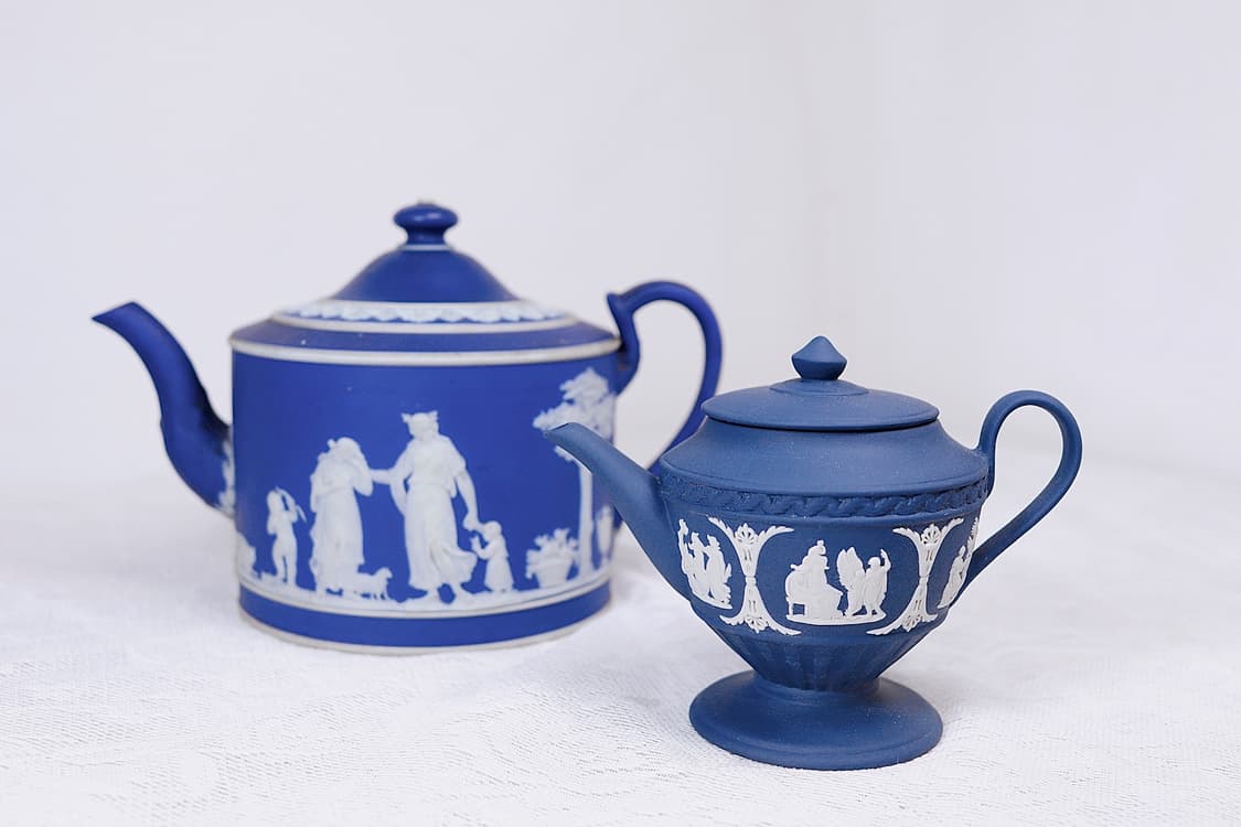 [영국엔틱] (레어)웨지우드 제스퍼웨어 미니 티팟 도자기장식품_ 다크블루 상품이미지6