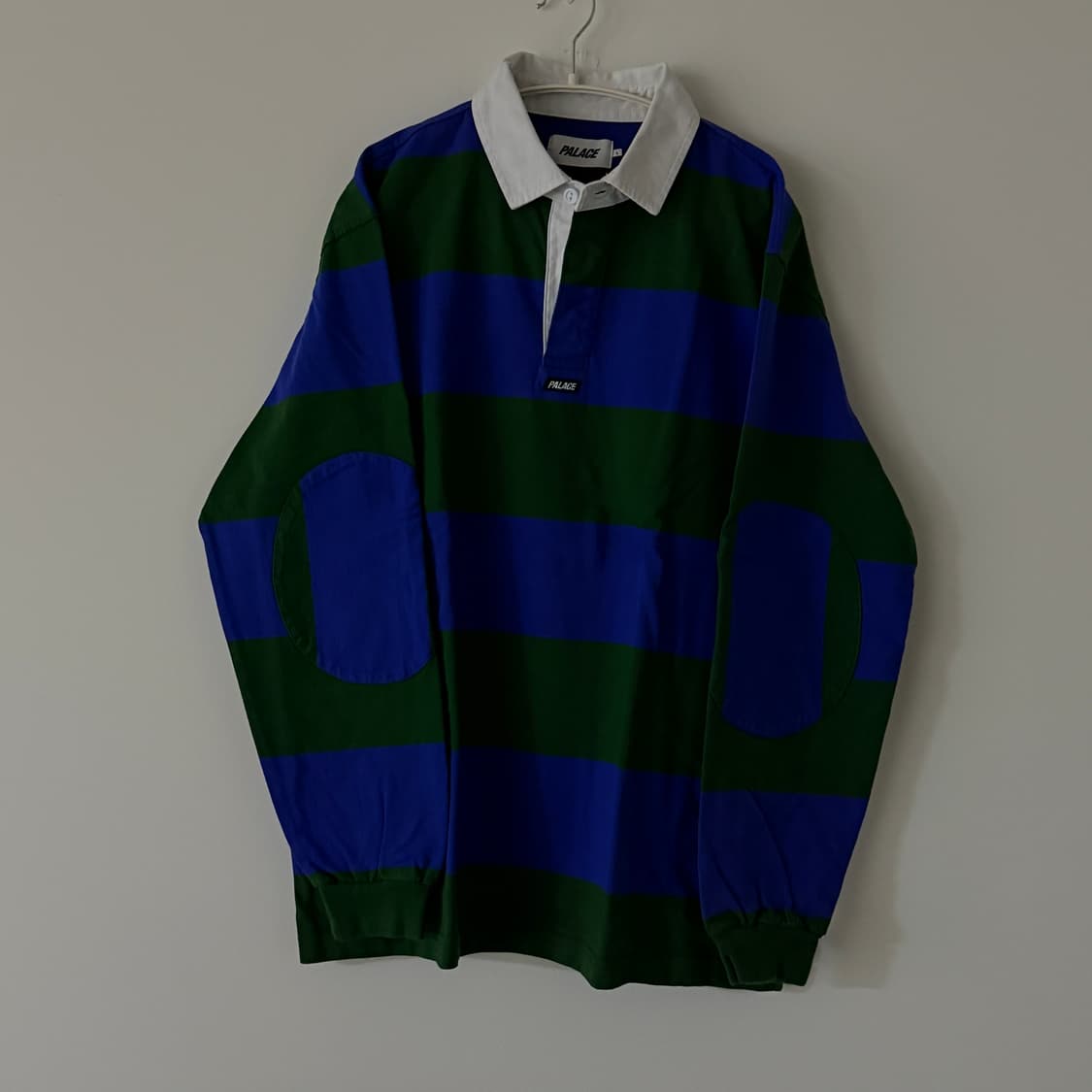 팔라스 스트라이프 럭비티 블루/그린 상품이미지2