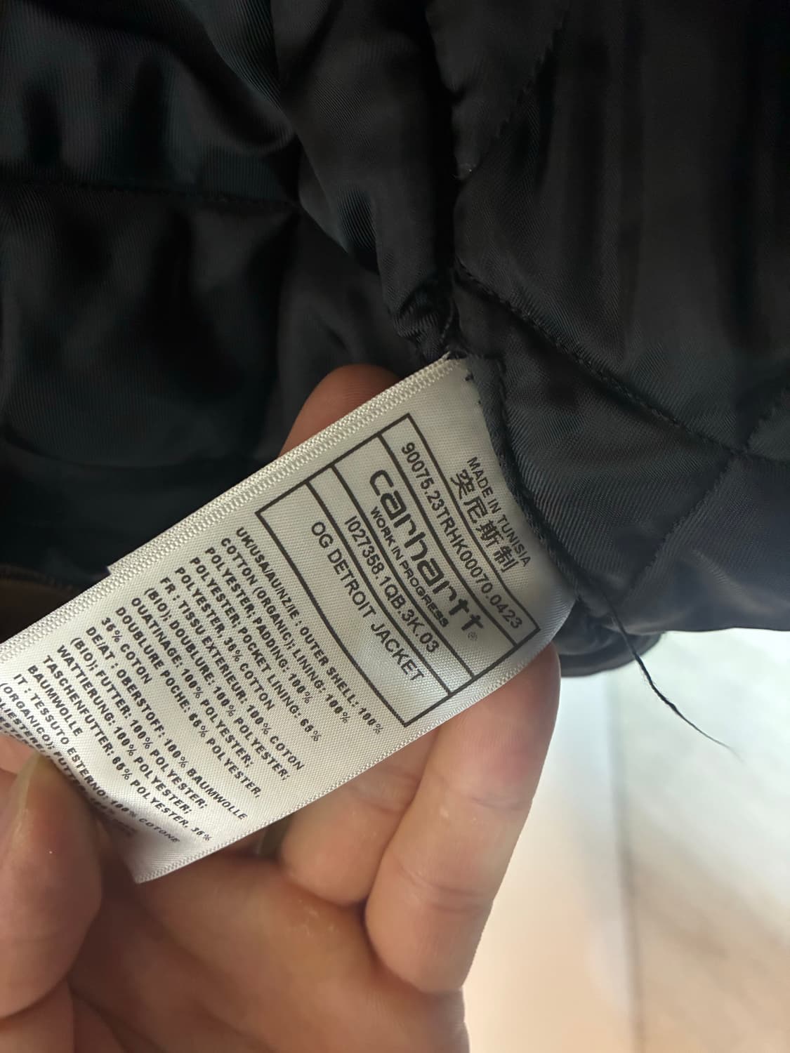 칼하트wip og 디트로이트 자켓 xl 상품이미지5