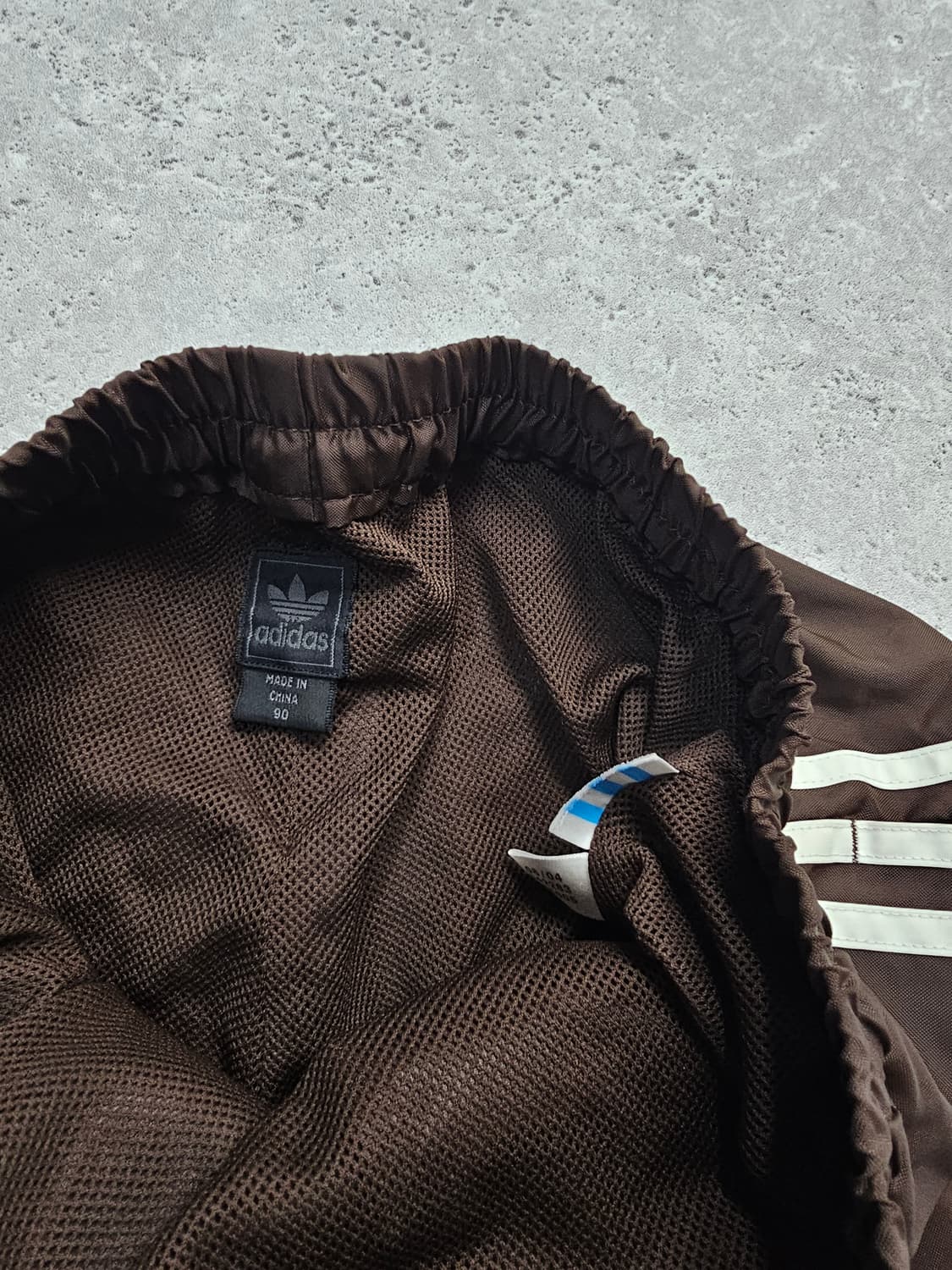 대장 아디다스 삼선 브라운 트랙팬츠 바람막이 바지 상품이미지7