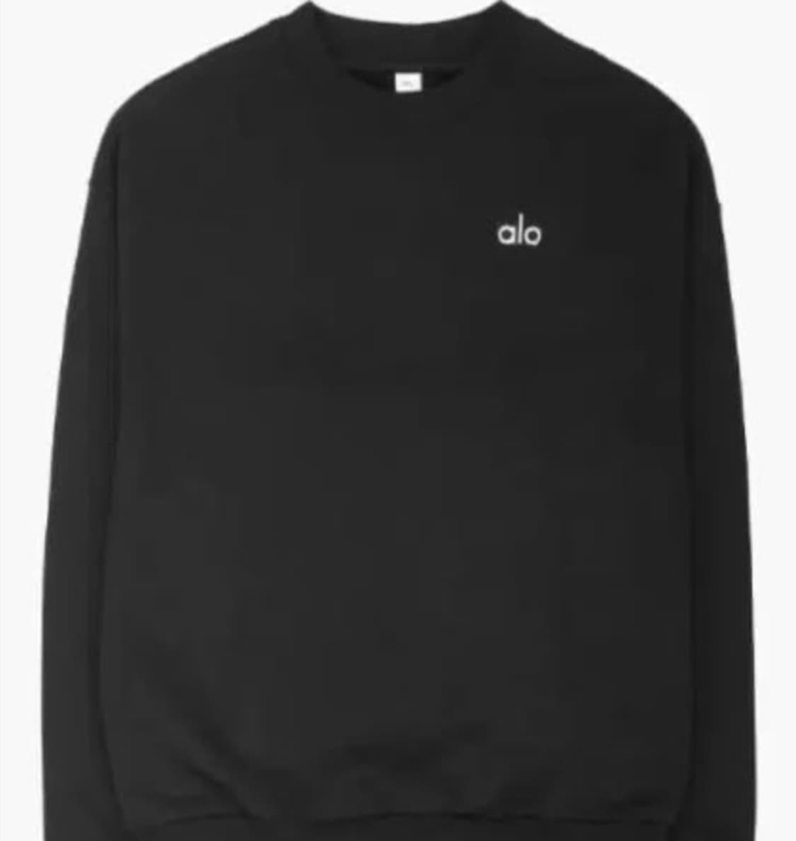 알로 alo 블랙 약기모 맨투맨 티셔츠 상품이미지2