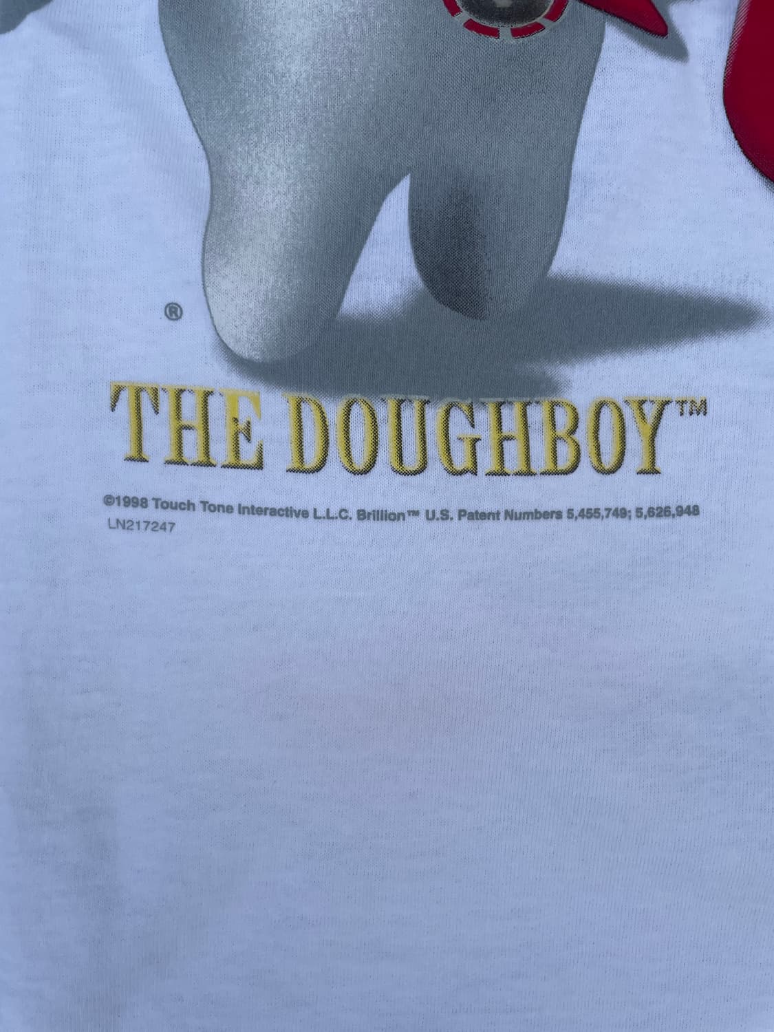 데드스탁)90s Dough boy Talking Promo T-shirt 상품이미지6