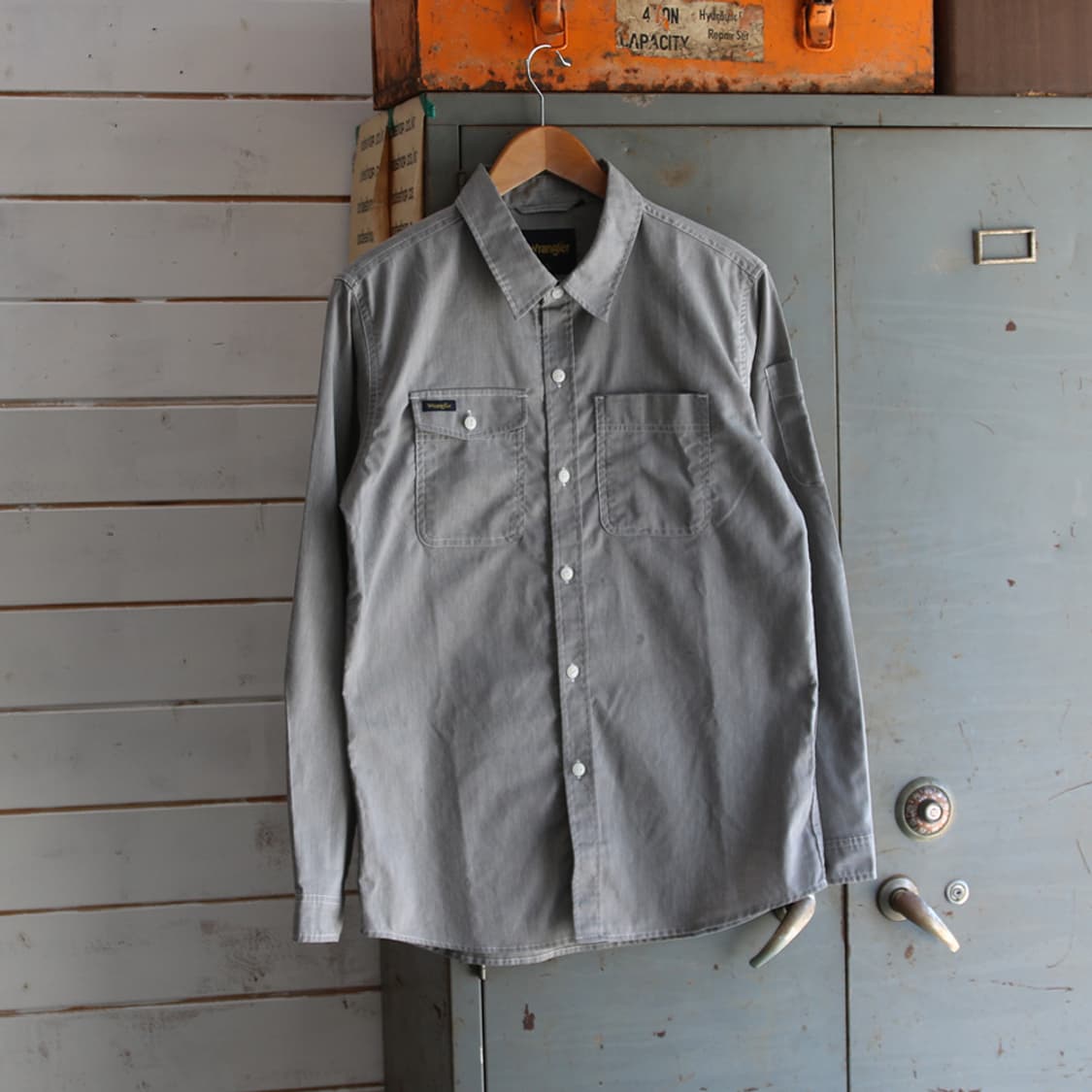 (착용컷) Wrangler 워크 셔츠 (남성용 98) 상품이미지1