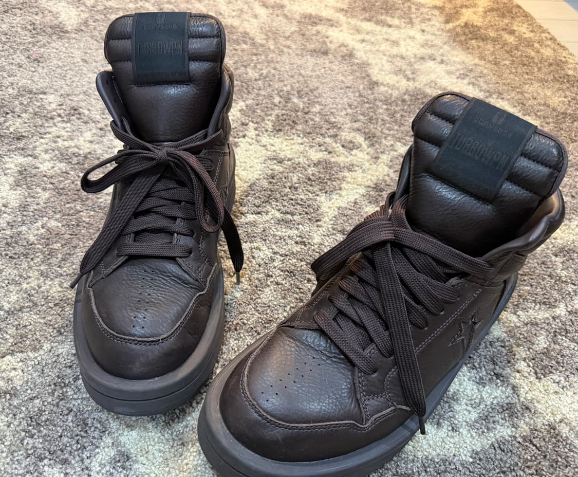 Rick Owens x Converse 릭오웬스 컨버스 터보웨폰 클레이 상품이미지2