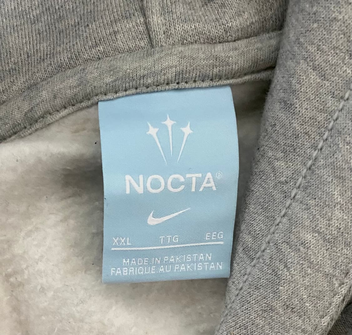 [US XXL] 나이키 X 녹타 카디널 스탁 에센셜 후드 그레이 상품이미지2