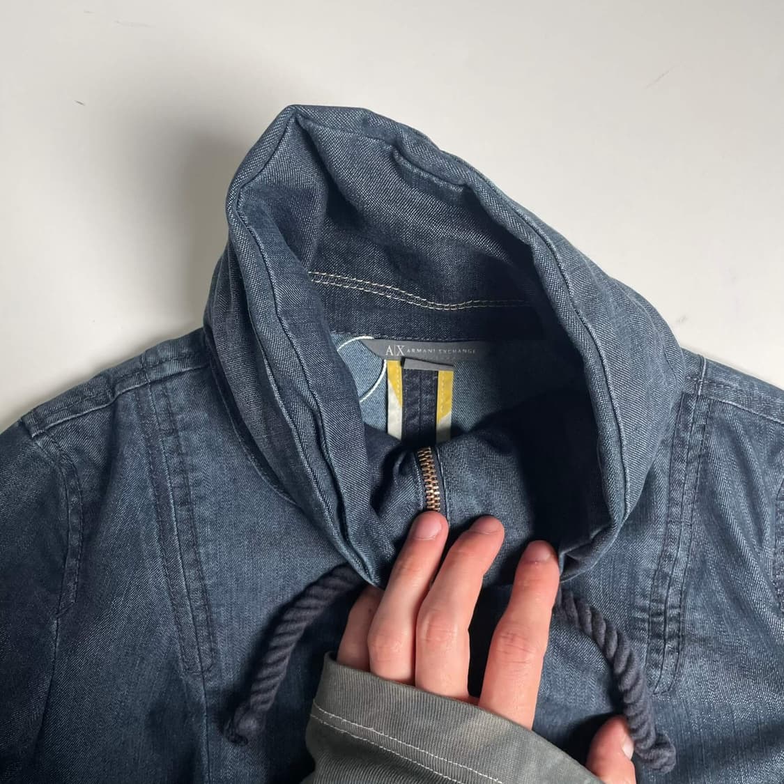 Armani exchange 로프 스트랩 스탠드넥 자켓 상품이미지9