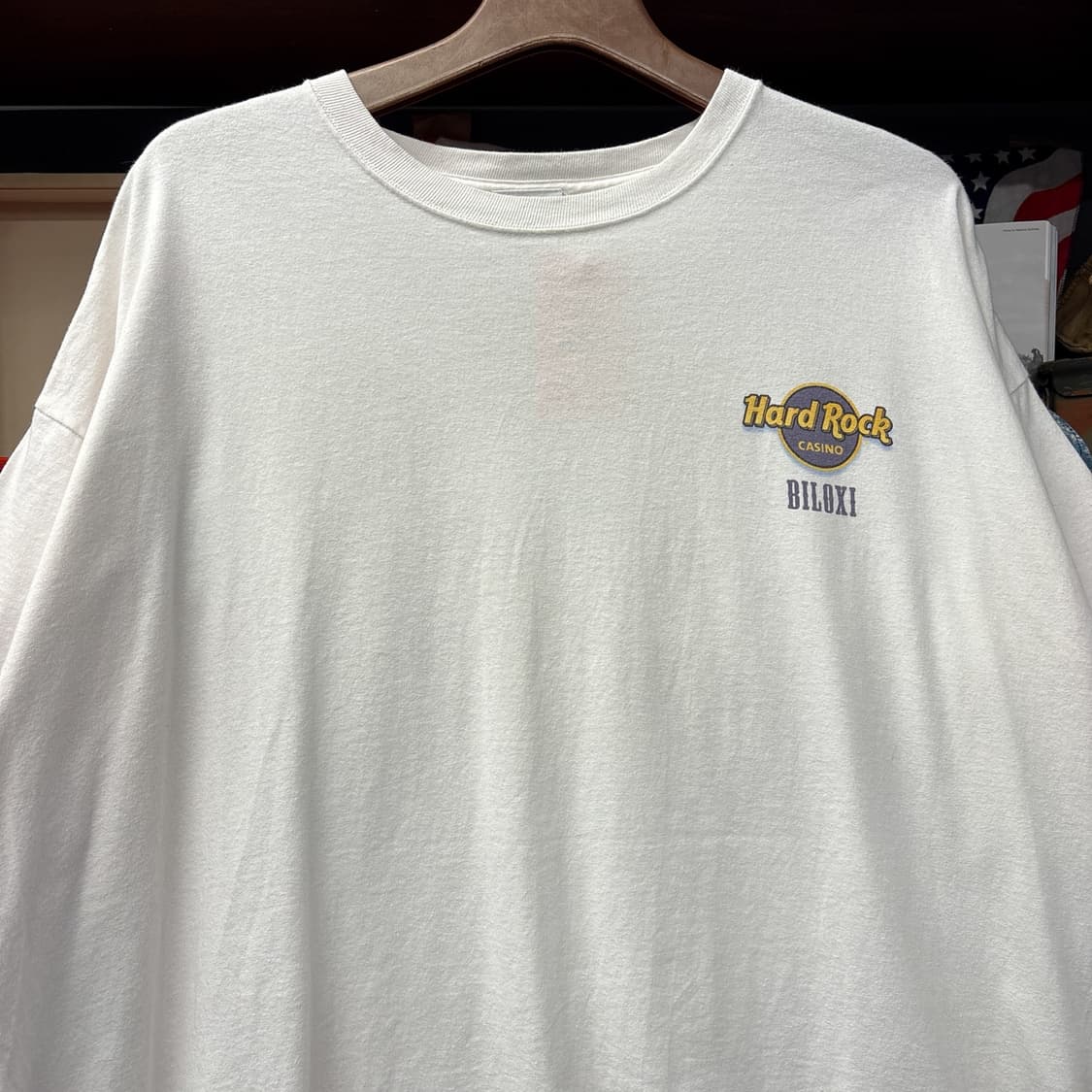 90s 하드락호텔 빌록시 랜드마크 룰렛 프린팅 티셔츠 N1210 상품이미지3