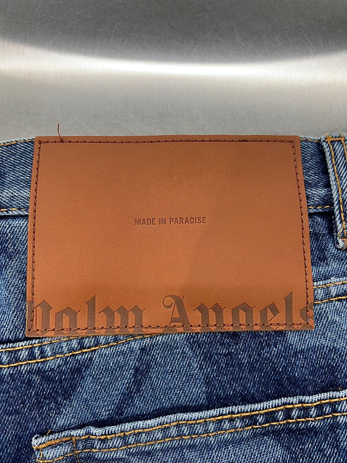 팜엔젤스 23fw 팔미티 올 오버 레이저 팜트리 데님 팬츠 상품이미지10