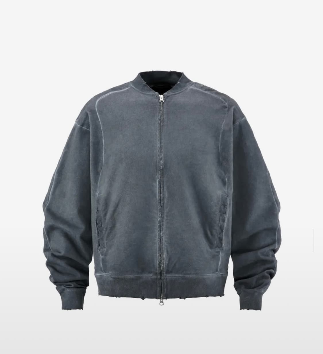 9999아카이브 웨이브 슬릿 봄버 자켓 상품이미지1