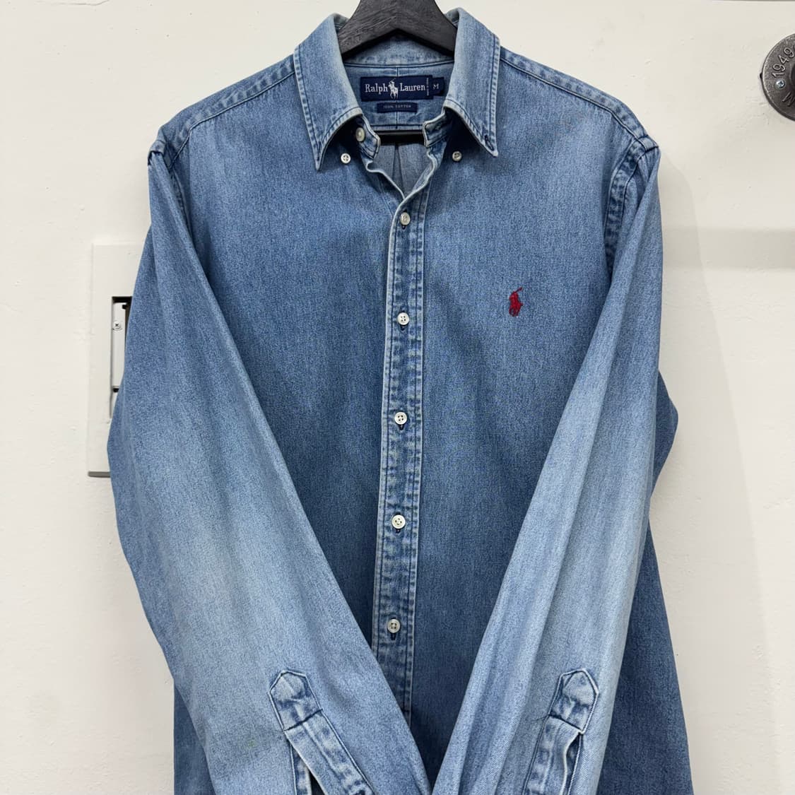 [M] 폴로 랄프로렌 빈티지 데님셔츠 상품이미지4