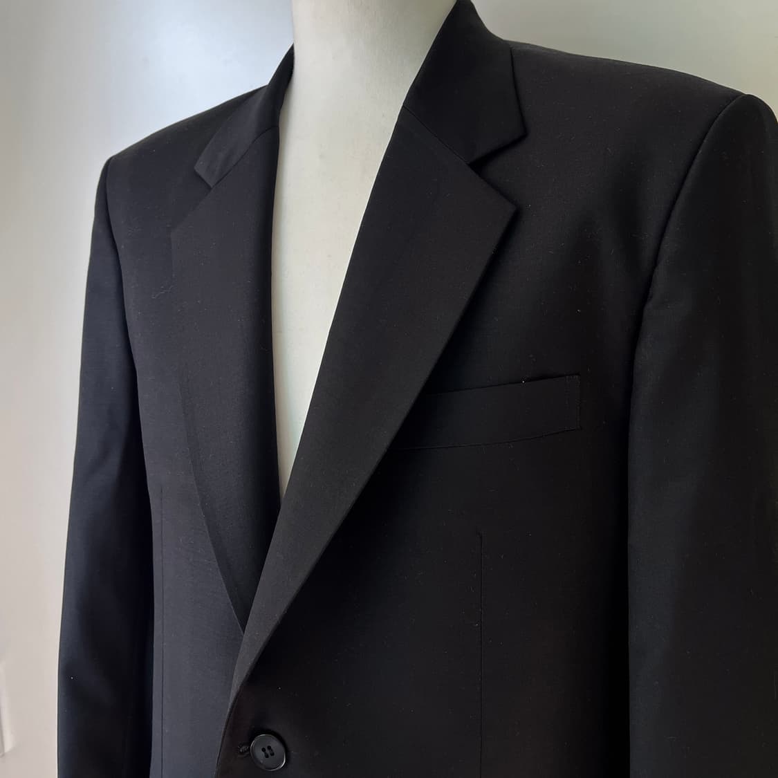 M) 90s 조르지오 아르마니 블랙 자켓 상품이미지6