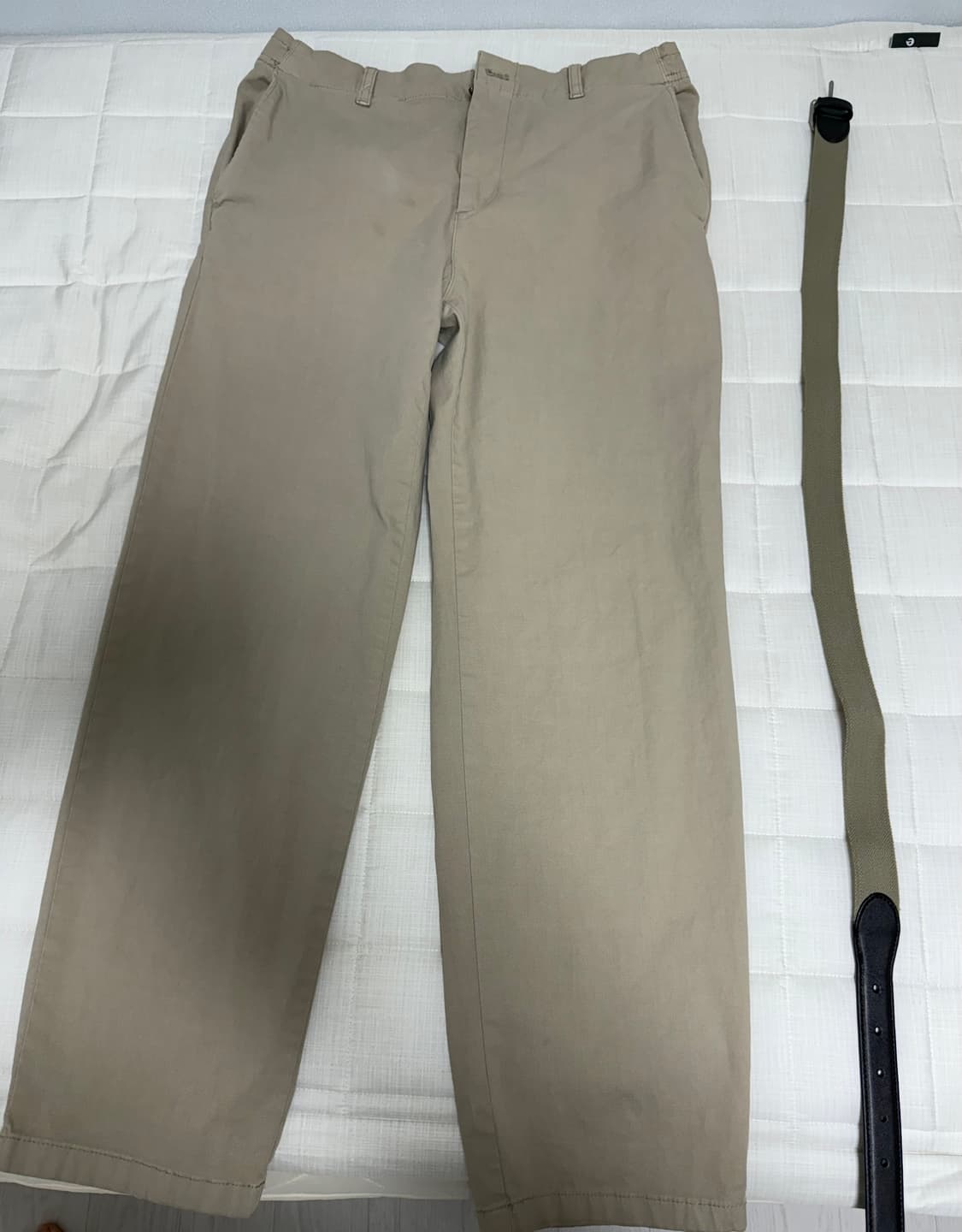 자라 베이지 치노팬츠+ 탑텐 벨트 상품이미지1