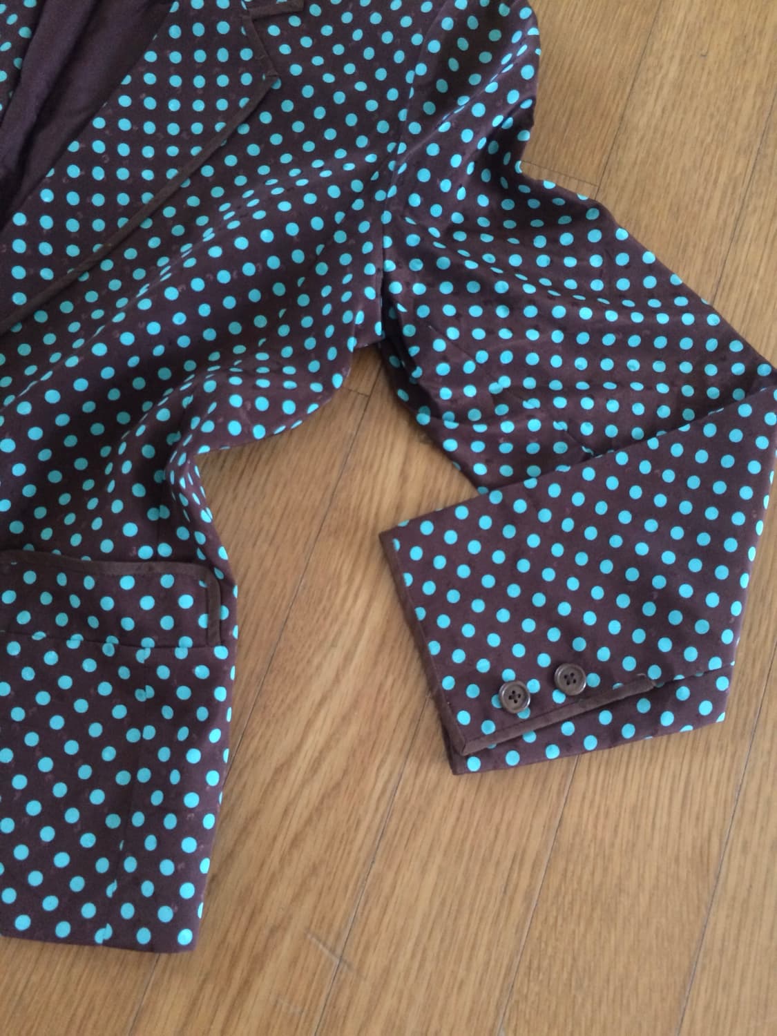 Mint Dots Jaket 헤이세이 민트 초코 도트 라떼갸루 자켓  상품이미지3