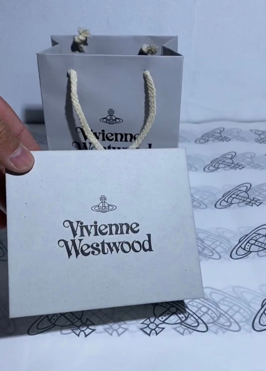 비비안웨스트우드 아카이브 블루 레더 은장orb 하프월렛 3단 반지갑 상품이미지4