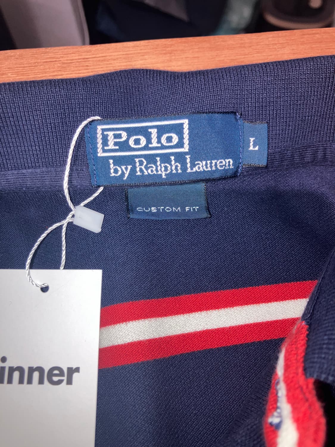 Polo Ralph Lauren 스트라이프 반팔 폴로 L 상품이미지5