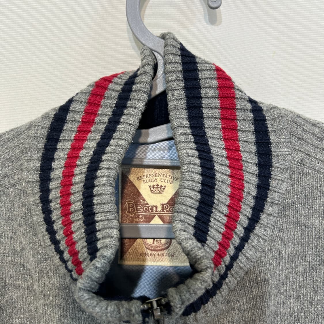 빈폴 남성 니트 집업 자켓 100 상품이미지2