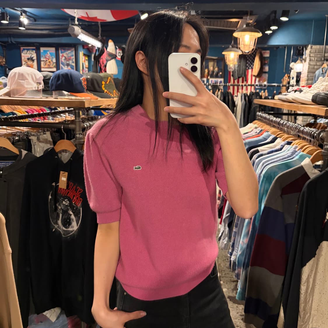 LACOSTE 라코스테 반팔 퍼프 니트 상품이미지1