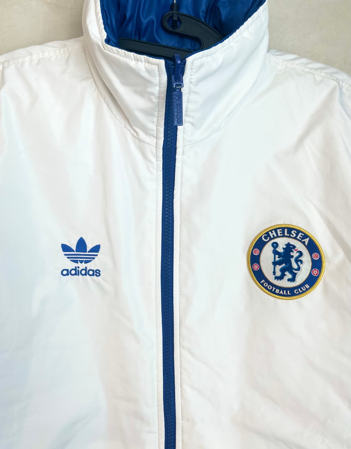 아디다스 첼시 흰,파 리버시블 자켓 (105) 상품이미지6