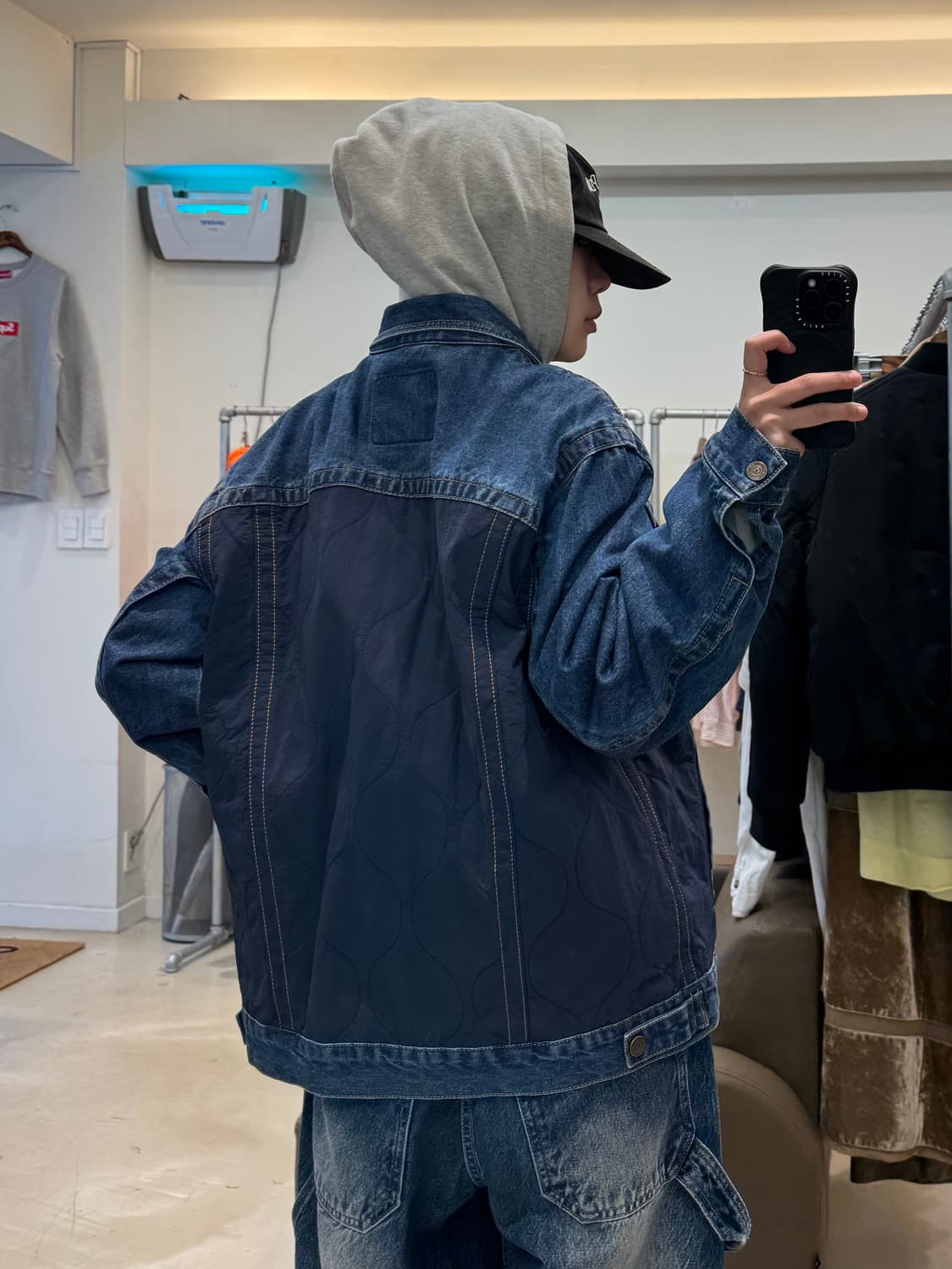 트루릴리전 퀼팅 데님 트러커 자켓 상품이미지7