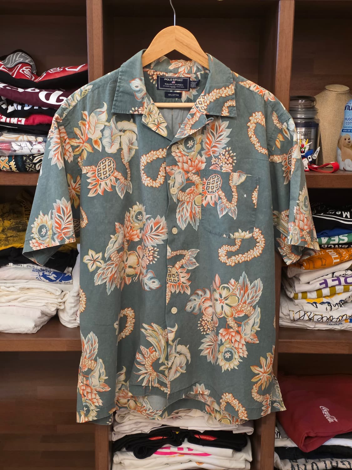 POLO SPORT Ralph Lauren Hawaiian Shirt 상품이미지3