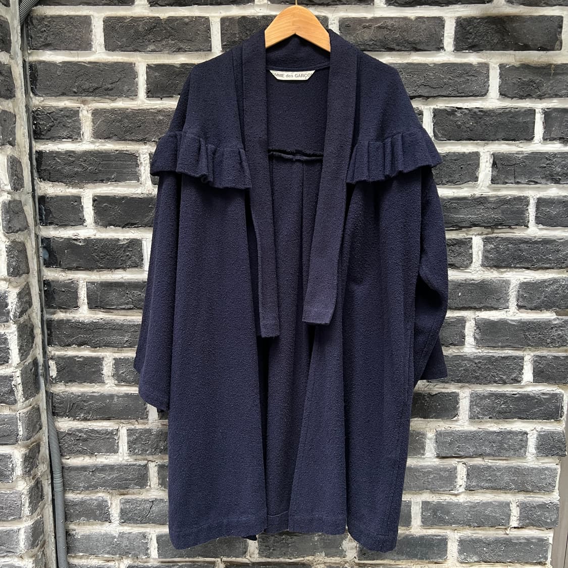 80s 아카이브 꼼데가르송 프릴 코트 상품이미지2