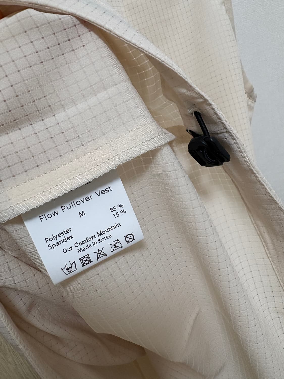 (새상품) cayl 케일 플로우 풀오버 베스트 (정가: 125,000원) 상품이미지5