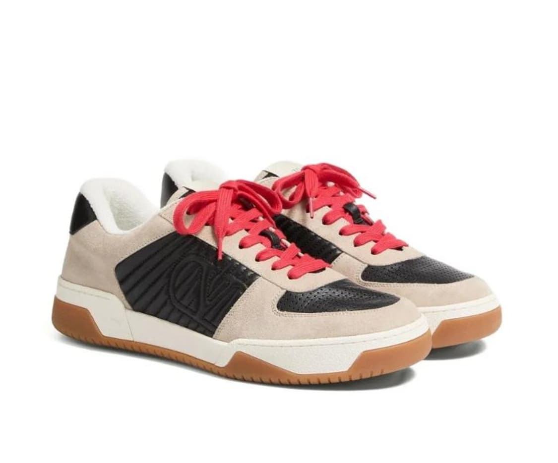 발렌티노 스파리 스플릿 나파 가죽 스니커즈 상품이미지1